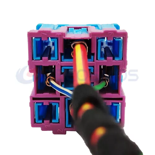 Waterproof Wire Connector Relay Panel Connection Socket Harness Plug for VW AUDI 9-pin Female 443937527 - image 5